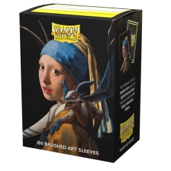 GTS TCG Supplies Dragon Shield Sleeves: Brushed Art – The Girl With The Pearl Earring (100ct)