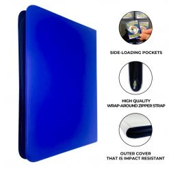 Mily TCG Supplies Totem World Blue Stitched 9-Pocket Zipper Binder 8 Mily TCG Supplies Totem World Blue Stitched 9-Pocket Zipper Binder