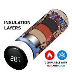 Mily One Piece Straw Hat Pirates Temperature Display Thermal Bottle Lifestyle 11 Mily One Piece Straw Hat Pirates Temperature Display Thermal Bottle Lifestyle