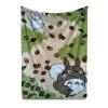 Mily Studio Ghibli My Neighbor Totoro Throw Blanket 1 Mily Studio Ghibli My Neighbor Totoro Throw Blanket