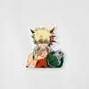 Mily Home Décor My Hero Academia Bakugo Lenticular Sticker