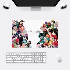 Mily TCG Supplies My Hero Academia Villains VS Heroes Playmat