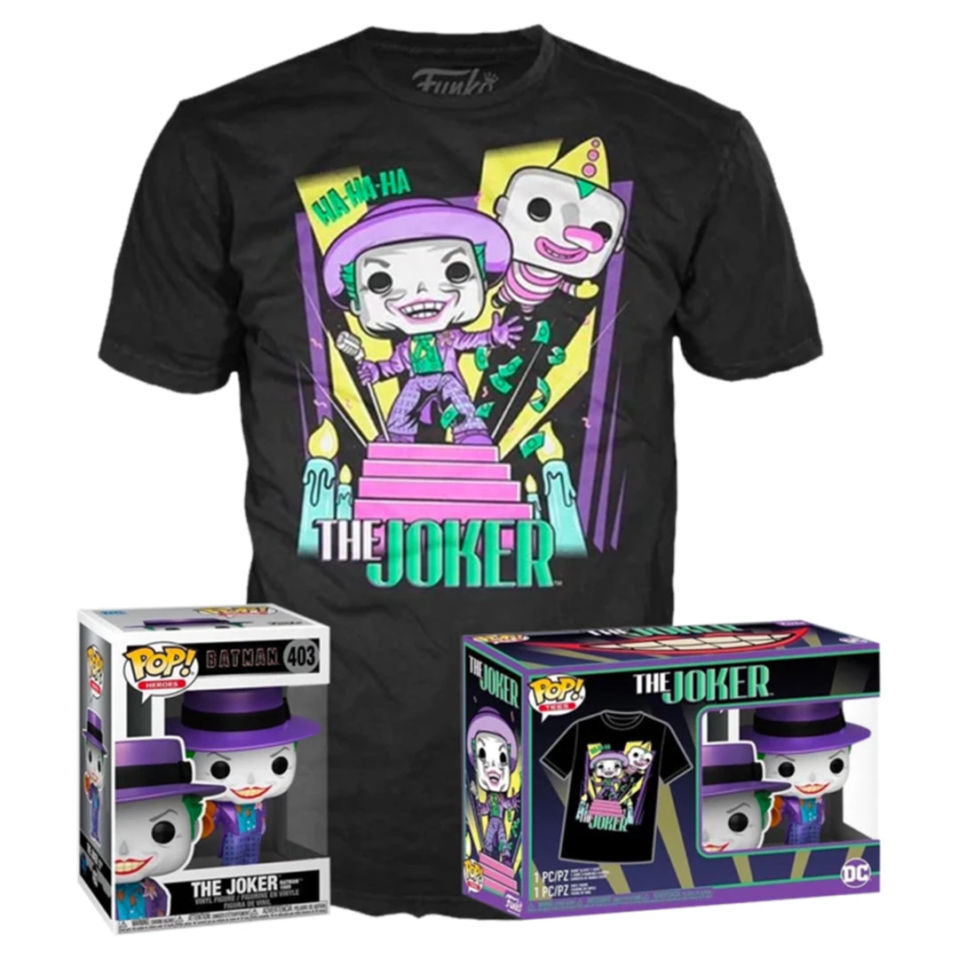 Monster Peeps Funko Pop! Batman 1989 The Joker With Megaphone Shirt & Special Edition Funko Bundle Box (Large) Apparel 3 Monster Peeps Funko Pop! Batman 1989 The Joker With Megaphone Shirt & Special Edition Funko Bundle Box (Large) Apparel