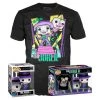 Monster Peeps Apparel Funko Pop! Batman 1989 The Joker With Megaphone Shirt & Special Edition Funko Bundle Box (X-Large)
