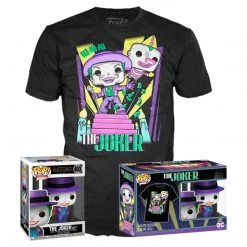 Monster Peeps Apparel Funko Pop! Batman 1989 The Joker With Megaphone Shirt & Special Edition Funko Bundle Box (X-Large)