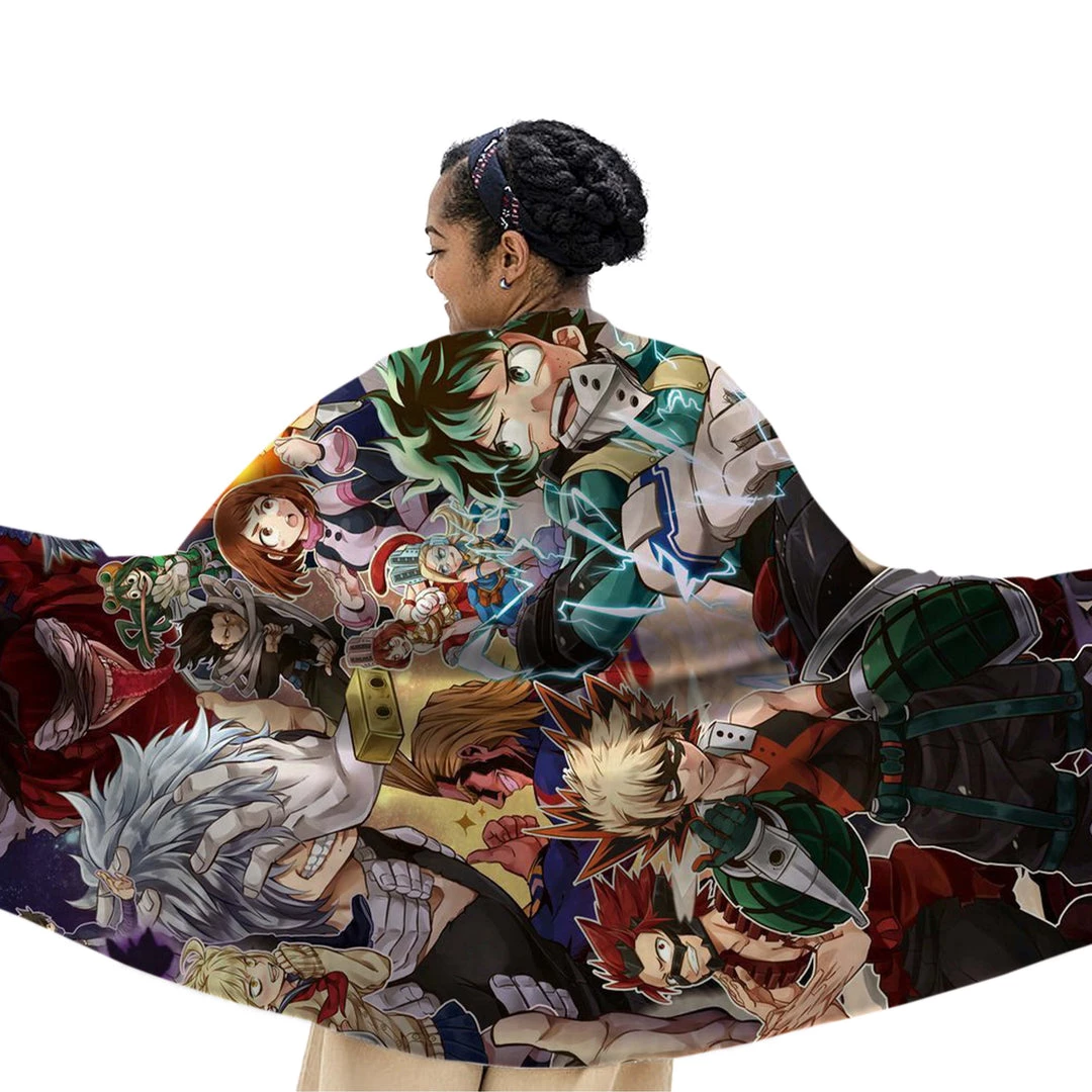 Mily My Hero Academia Collage Throw Blanket Lifestyle 5 Mily My Hero Academia Collage Throw Blanket Lifestyle