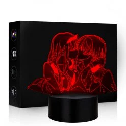 Mily Figures Darling In The FranXX Zero Two & Hiro Kiss Acrylic LED Lamp