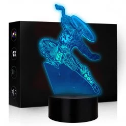 Mily Mortal Kombat Kung Lao Dive Kick Acrylic LED Lamp