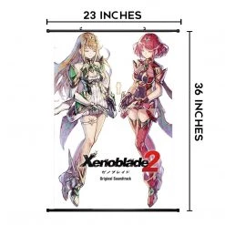 Mily Xenoblade Chronicles Pyra And Mythra Soundtrack 23 X 36 Inch Wall Scroll Poster