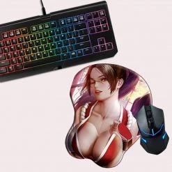 Mily King Of Fighters Mai Shiranui Oppai Mouse Pad TCG Supplies