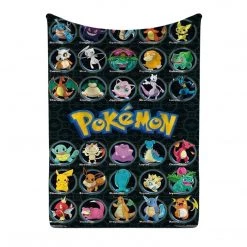Mily Pokemon Gen1 Throw Blanket Lifestyle