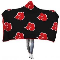 Mily Naruto: Shippuden Akatsuki Cloud Hooded Blanket - DISCONTINUED Lifestyle