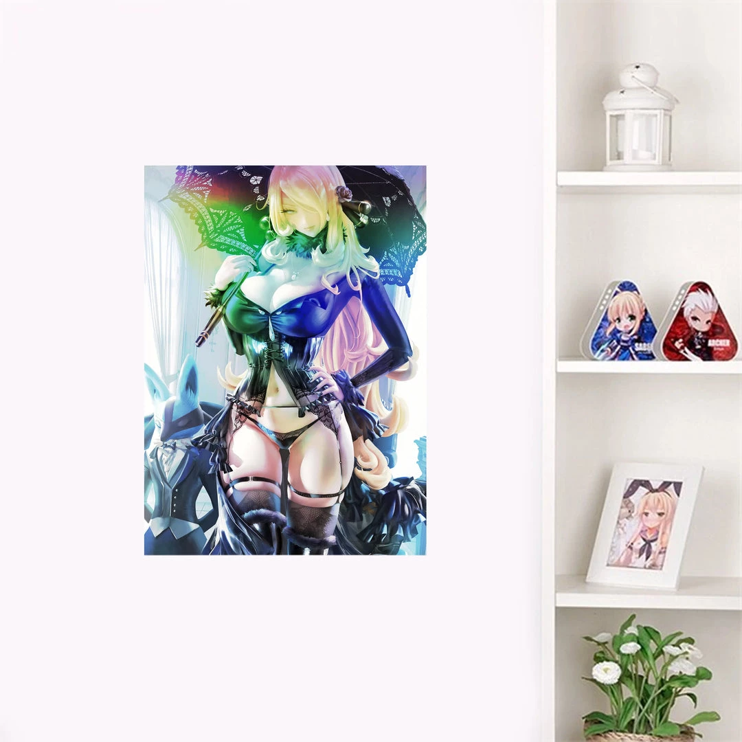 Mily Pokemon Cynthia Pin Up "5 X 7" Metallic Glossy Art Print Lifestyle 5 Mily Pokemon Cynthia Pin Up "5 X 7" Metallic Glossy Art Print Lifestyle