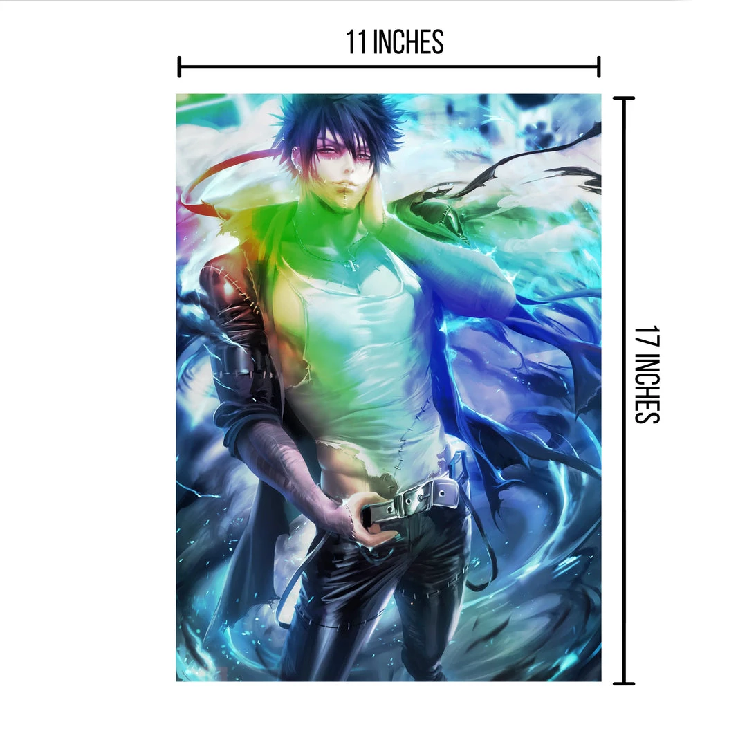 Mily My Hero Academia Dabi Pin Up "11 X 17" Metallic Glossy Art Print Lifestyle 4 Mily My Hero Academia Dabi Pin Up "11 X 17" Metallic Glossy Art Print Lifestyle