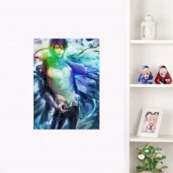 Mily My Hero Academia Dabi Pin Up "11 X 17" Metallic Glossy Art Print Lifestyle 7 Mily My Hero Academia Dabi Pin Up