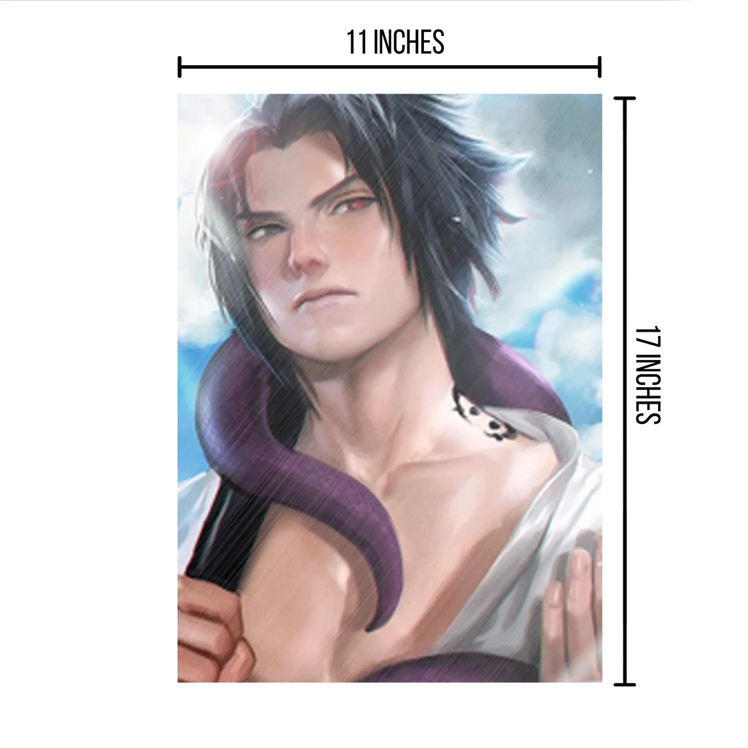 Mily Naruto: Shippuden Sasuke Uchiha "11 X 17" Aluminum Art Print Lifestyle 5 Mily Naruto: Shippuden Sasuke Uchiha "11 X 17" Aluminum Art Print Lifestyle