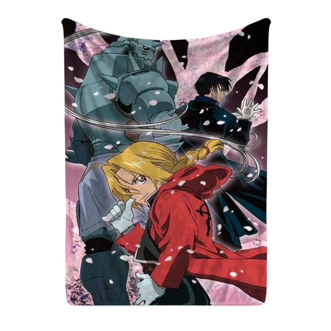 Mily Fullmetal Alchemist Throw Blanket 3 Mily Fullmetal Alchemist Throw Blanket