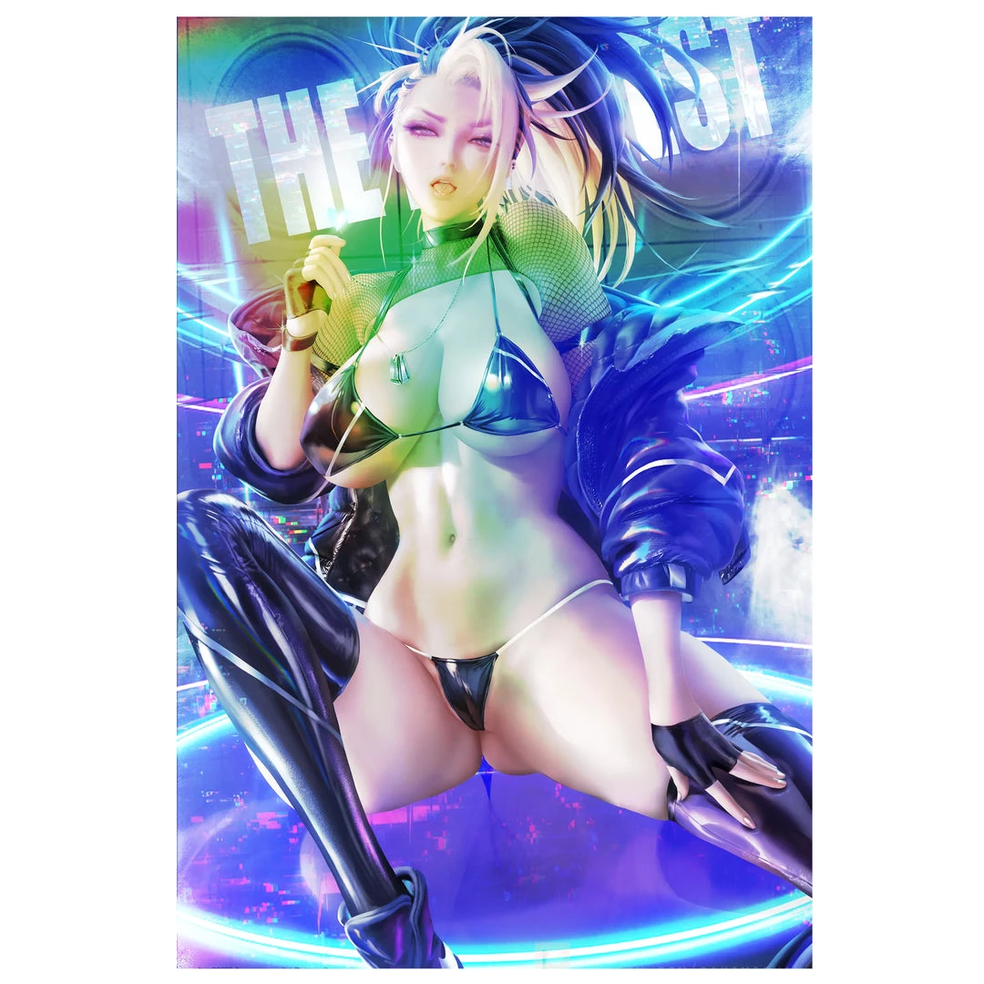 Mily League Of Legends KDA All Out Akali "11 X 17" Metallic Glossy Art Print Lifestyle 3 Mily League Of Legends KDA All Out Akali "11 X 17" Metallic Glossy Art Print Lifestyle