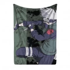 Mily Naruto:Shippuden Kakashi Throw Blanket
