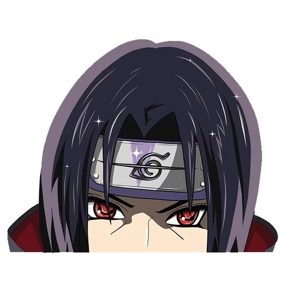 Mily Naruto: Shippuden Itachi Mangekyo Sharingan Peeking Sticker 3 Mily Naruto: Shippuden Itachi Mangekyo Sharingan Peeking Sticker