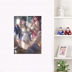 Mily Lifestyle Overwatch × League Of Legends Academy D.va & Ahri Pin Up