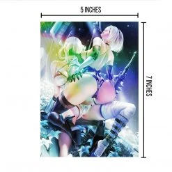 Mily NieR:Automata Kaine & 2B "5 X 7" Metallic Glossy Art Print Lifestyle