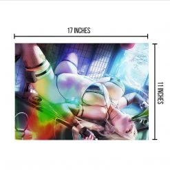 Mily Naruto: Shippuden Tsunade Wild Night "11 X 17" Metallic Glossy Art Print Lifestyle