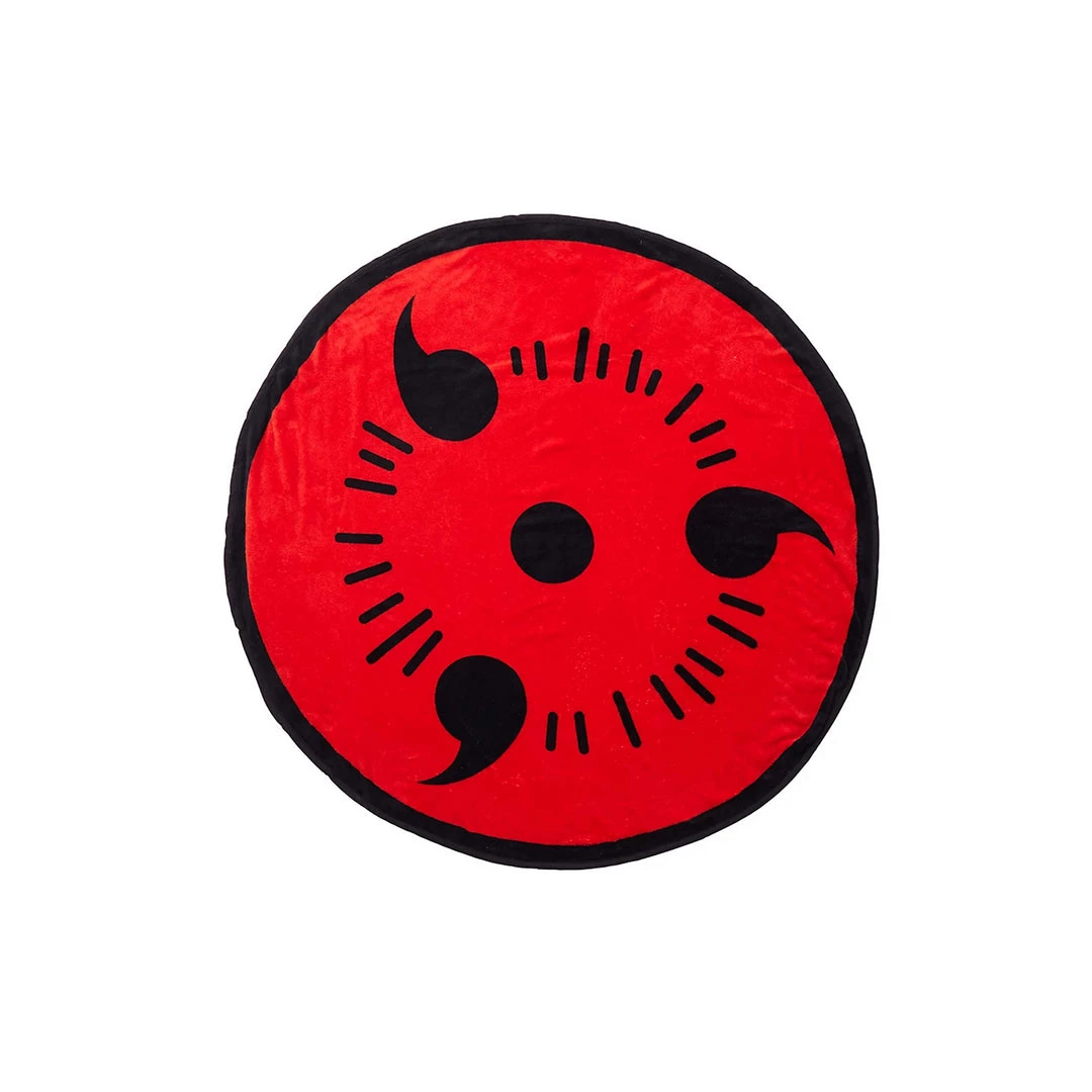 Hot Topic Lifestyle Naruto Shippuden Sharingan Eye Round Throw Blanket 3 Hot Topic Lifestyle Naruto Shippuden Sharingan Eye Round Throw Blanket
