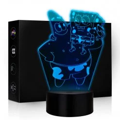 Mily SpongeBob SquarePants SpongeBob And Patrick Acrylic LED Lamp