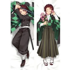 Mily Lifestyle Demon Slayer Tanjiro Body Pillow Cover