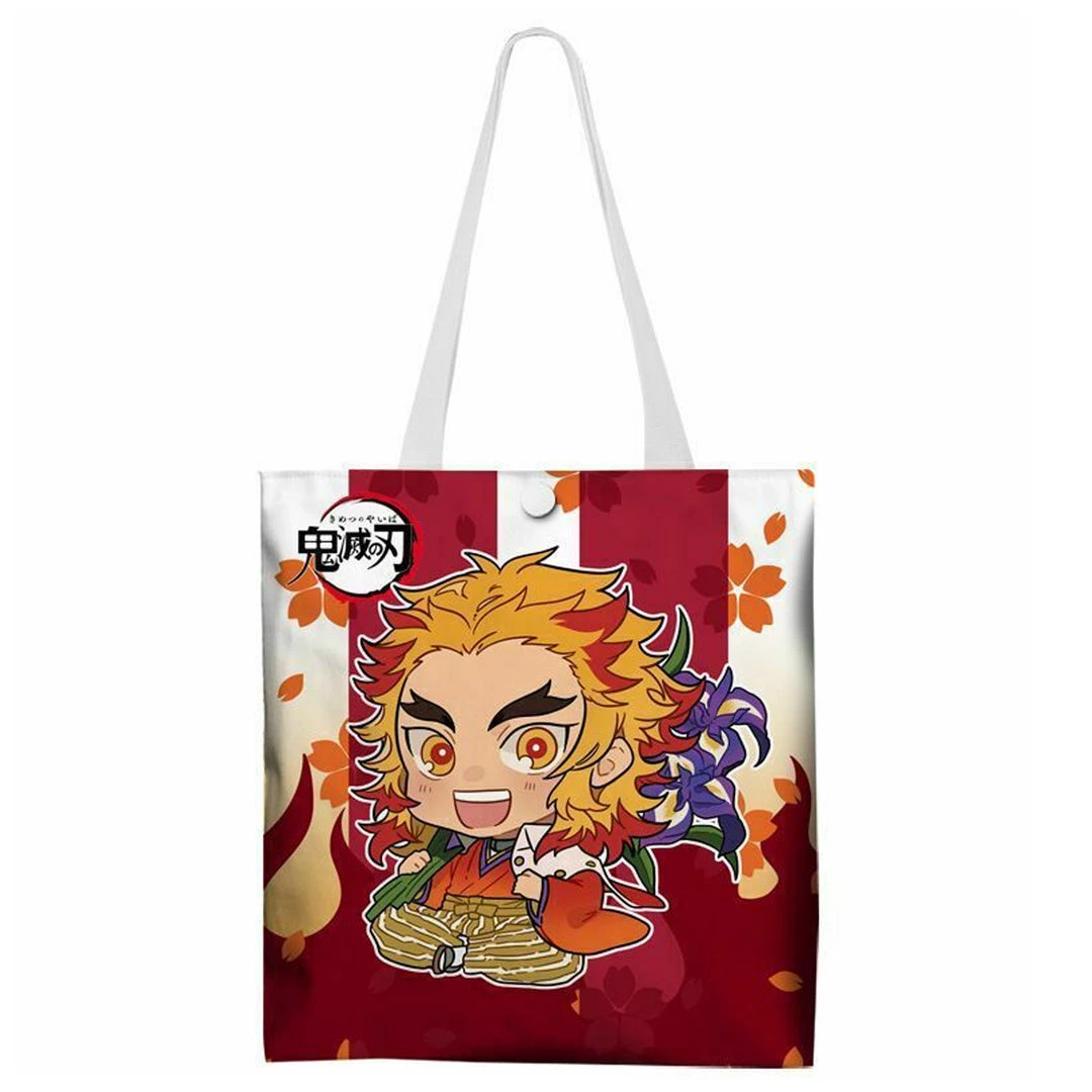 Mily Demon Slayer Chibi Rengoku Tote Bag Accessories 3 Mily Demon Slayer Chibi Rengoku Tote Bag Accessories