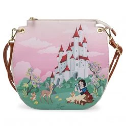 Disney Snow White Castle Scene Loungefly Crossbody Bag Accessories