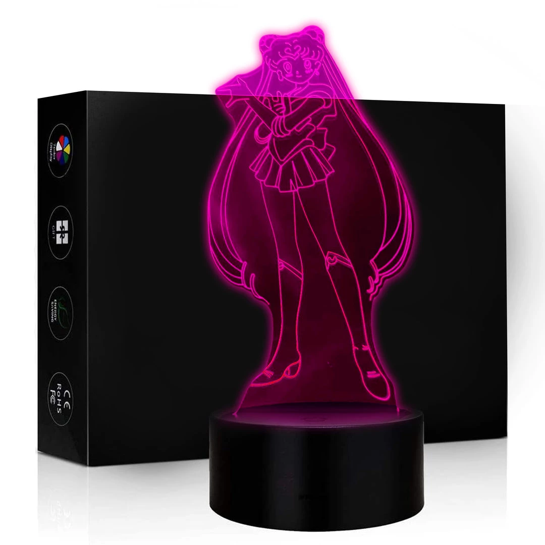 Mily Figures Sailor Moon Sailor Moon Acrylic LED Lamp 3 Mily Figures Sailor Moon Sailor Moon Acrylic LED Lamp