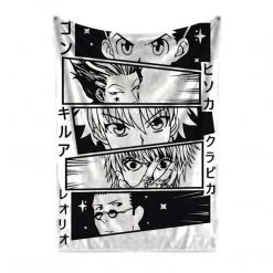 Mily Hunter X Hunter Panels Throw Blanket Lifestyle