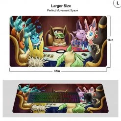 Mily Pokemon Eeveelutions Playing Cards 16 X 35 In Playmat TCG Supplies