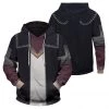 Mily My Hero Academia Dabi Villain Suit Zip Up Hoodie