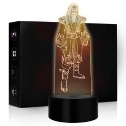 Mily Mortal Kombat Shang Tsung MK9 Concept Art Acrylic LED Lamp Figures