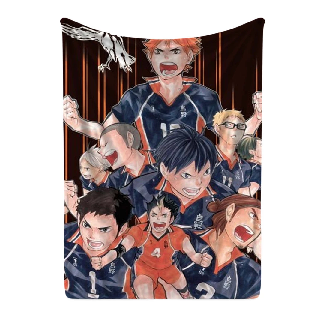 Mily Haikyu!! Karasuno High Throw Blanket Lifestyle 3 Mily Haikyu!! Karasuno High Throw Blanket Lifestyle