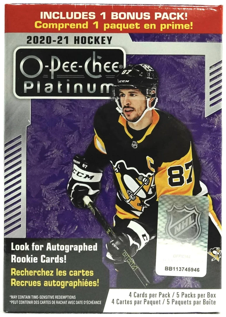 Cesar 2020-21 Upper Deck NHL O-Pee-Chee Platinum Hockey Trading Card Blaster Box 4 Cesar 2020-21 Upper Deck NHL O-Pee-Chee Platinum Hockey Trading Card Blaster Box
