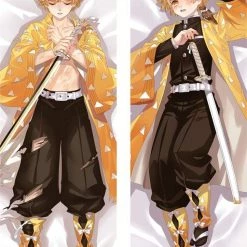 Mily Lifestyle Demon Slayer Zenitsu Body Pillow Cover