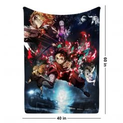 Mily Lifestyle Demon Slayer: Mugen Train Throw Blanket