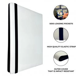 Mily Totem World White Stitched 9-Pocket Binder