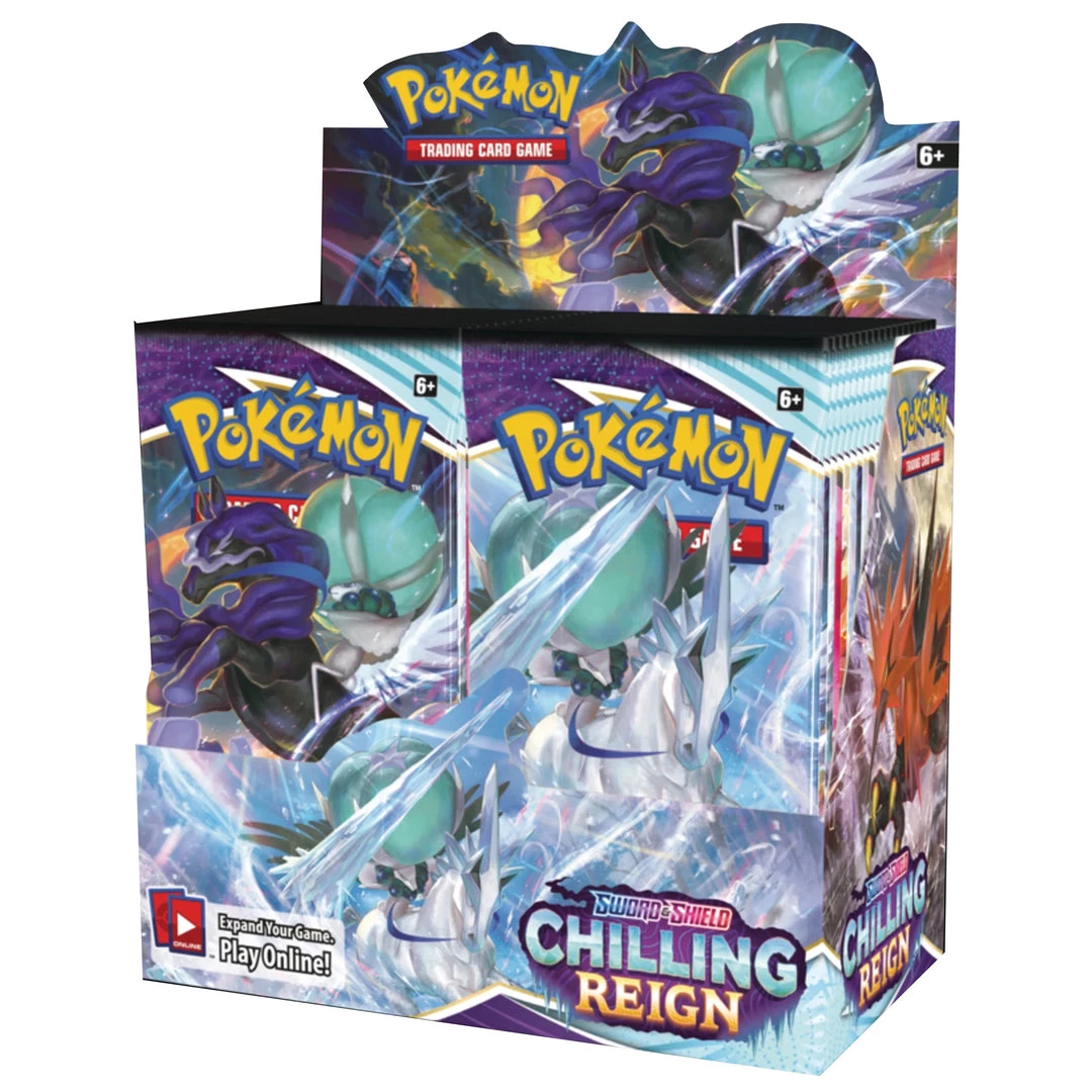 Southern Hobby Pokemon Sword And Shield Chilling Reign Booster Box 3 Southern Hobby Pokemon Sword And Shield Chilling Reign Booster Box