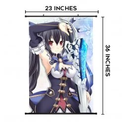 Mily Hyperdimension Neptunia Black Noire Wall Scroll Poster