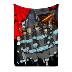Mily Fire Force Throw Blanket Lifestyle