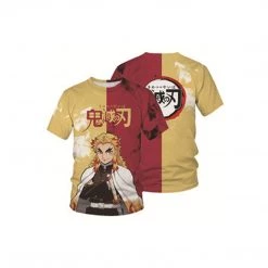 Mily Apparel Demon Slayer Rengoku Split Color Jersey
