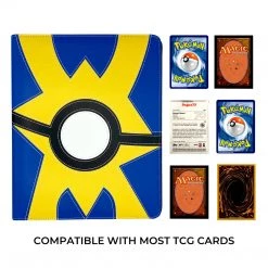 Mily TCG Supplies Totem World Quick Ball Stitched Poke Ball 9-Pocket Binder