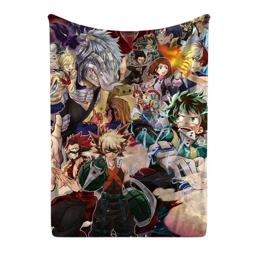 Mily My Hero Academia Collage Throw Blanket Lifestyle 3 Mily My Hero Academia Collage Throw Blanket Lifestyle