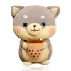 Mily Gray Shiba Boba 14-in Plush Accessories 2 Mily Gray Shiba Boba 14-in Plush Accessories