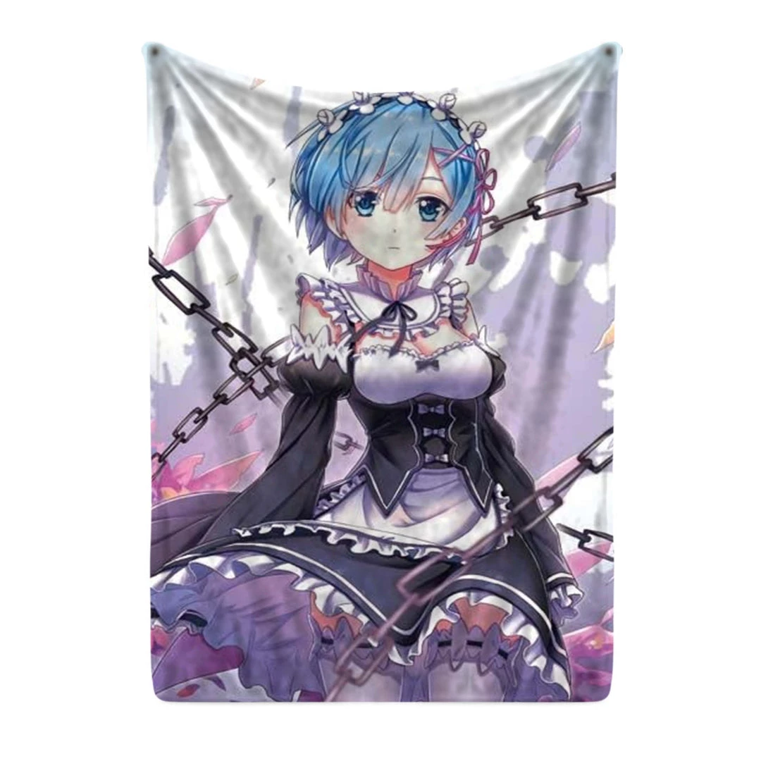 Mily Lifestyle Re:Zero Rem Chains Throw Blanket 3 Mily Lifestyle Re:Zero Rem Chains Throw Blanket